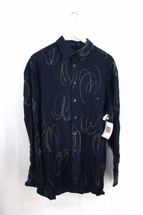 USED古着  （ユーズドフルギ） CASA MODA 柄シャツ メンズ トップス