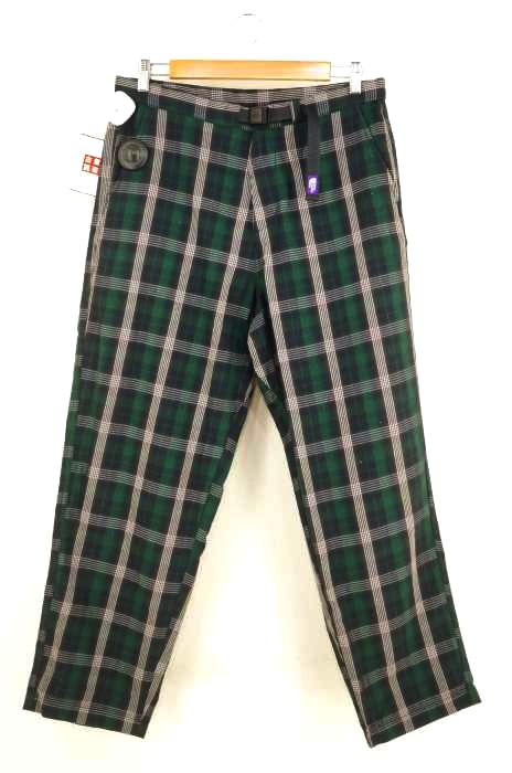 THE NORTH FACE PURPLE LABEL(ノースフェイスパープルレーベル) Twill Check Wide Field Pants メンズ パンツ