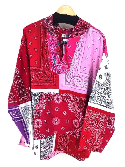 J.S.Homestead（ジャーナルスタンダードホームステッド） NOVEL CLOTHING 20AW VINTAGE BANDANA MEXICAN PARKA バンダナパッチワークパーカー メンズ トップス