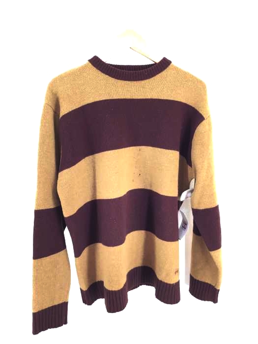 Stussy（ステューシー） 紺タグ ボーダー柄クルーネックニット メンズ トップス