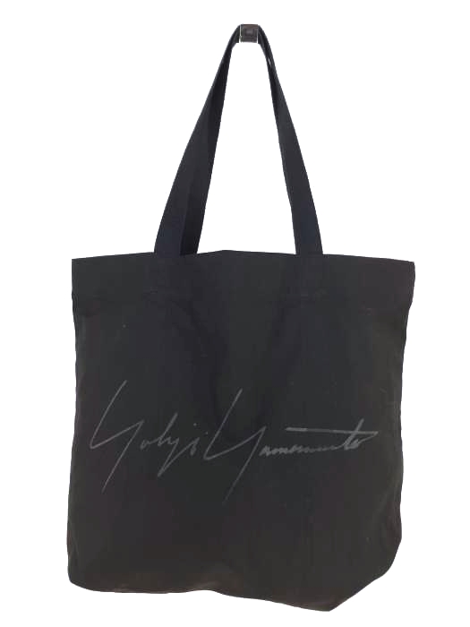 Yohji Yamamoto(ヨウジヤマモト) 青山店 シグネチャーロゴキャンバストートバッグ メンズ バッグ