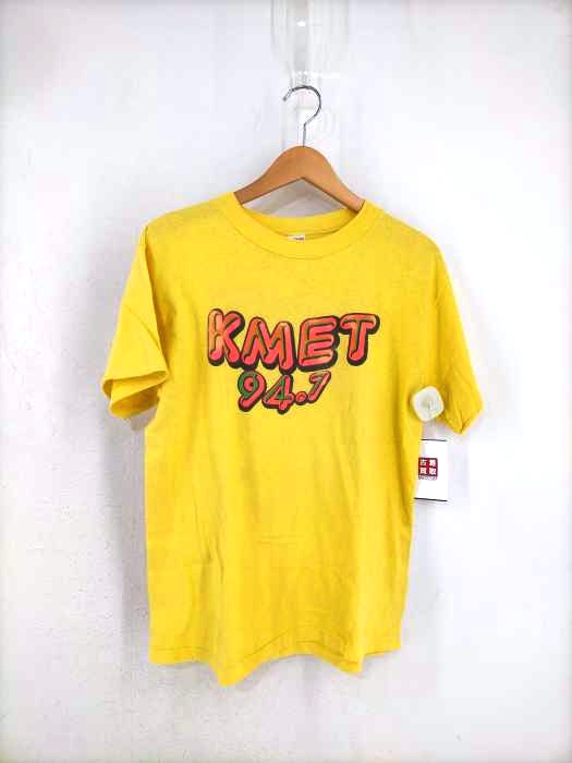 USED古着（ユーズドフルギ） westwood KMET 94.7 両面プリント TEE メンズ トップス
