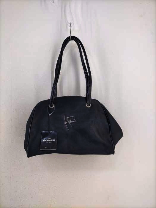 John Richmond（ジョンリッチモンド） ロゴ刺繍ナイロンハンドバッグ レディース バッグ