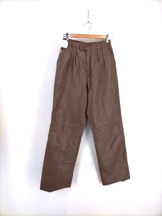 USED古着(ユーズドフルギ) レザースラックス メンズ パンツ