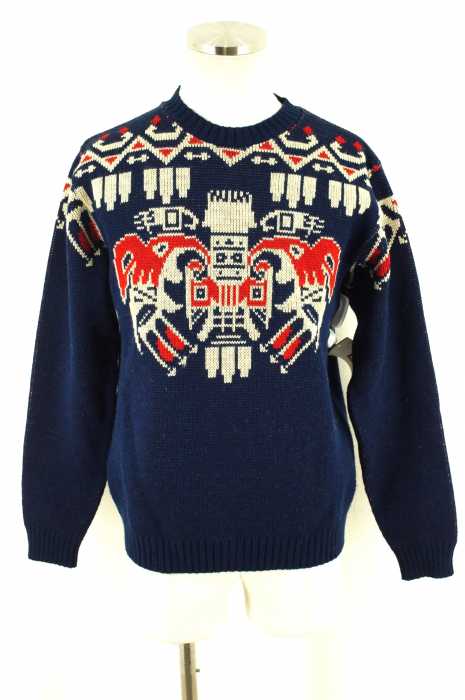 TENDERLOIN （テンダーロイン） 14aw T-SWEATER A　民族柄ニットトップス メンズ トップス