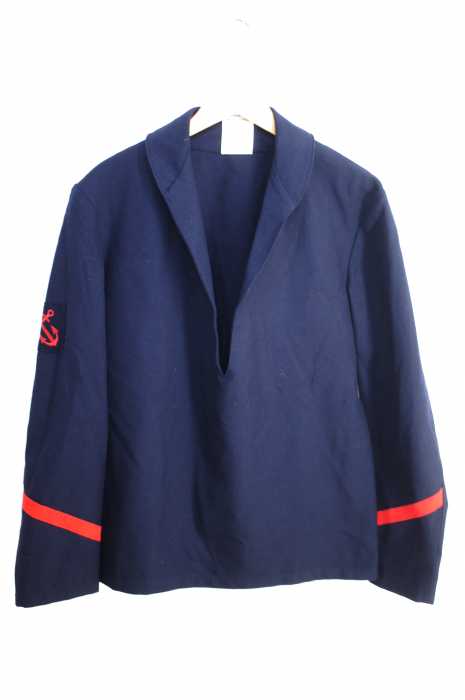 USED古着 （ユーズドフルギ） 90S フランス海軍 ウールセーラーシャツ 