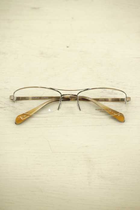 OLIVER PEOPLES(オリバーピープルズ) Gady ツーブリッジナイロールフレームメガネ レディース ファッション雑貨