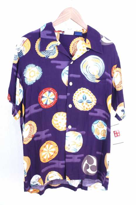 USED古着  （ユーズドフルギ） 総柄アロハシャツ メンズ トップス