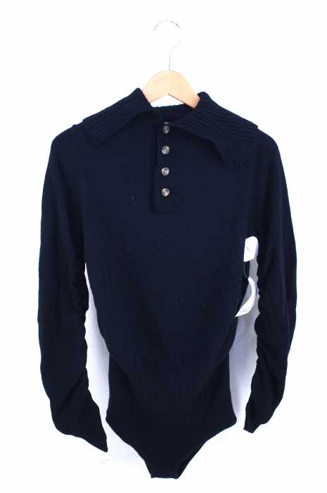 PERVERZE（パーバーズ） Wide Collar Knit Body Suit レディース トップス