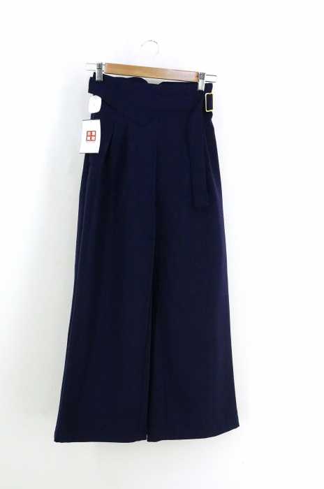 HARE （ハレ） ハイウエストベルテッドワイドパンツ レディース パンツ