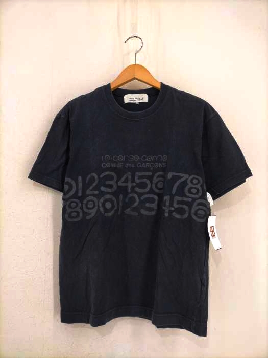 COMME des GARCONS(コムデギャルソン) ロゴプリント クルーネックTシャツ メンズ トップス