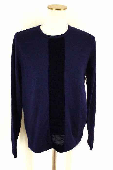 tricot COMME des GARCONS （トリココムデギャルソン） AD1999 サテン地切替ウールカットソー レディース トップス