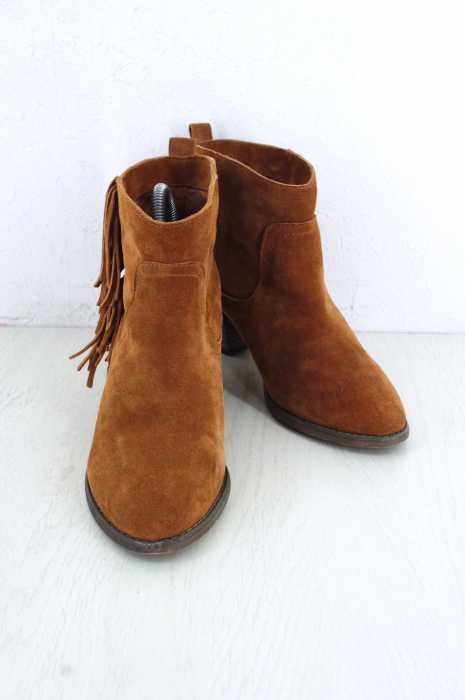 ground green store （） フリンジヒールブーツ レディース シューズ