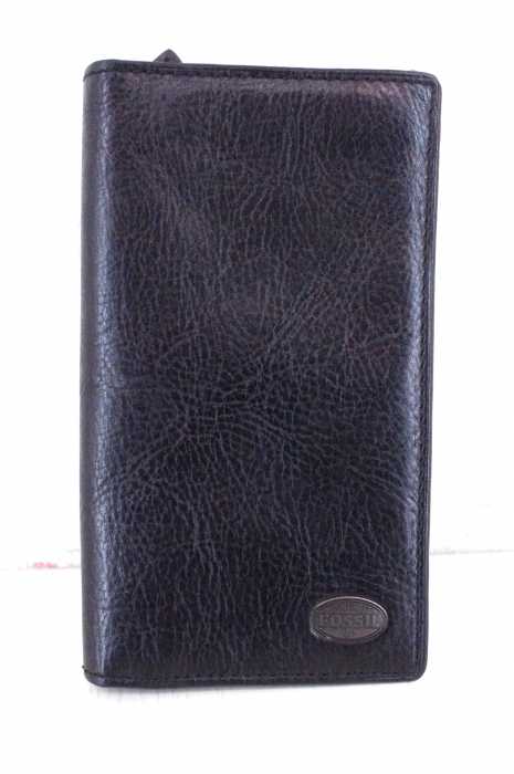 FOSSIL (フォッシル) レザーロングウォレット 長財布 メンズ ファッション雑貨
