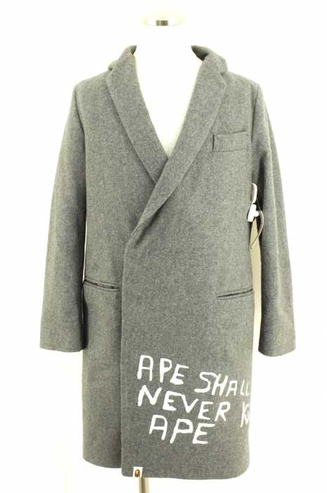 A BATHING APE （アベイシングエイプ） ape shall never kill ape　チェスターコート メンズ アウター