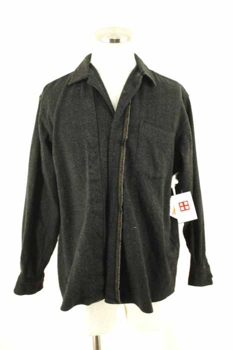 COMME des GARCONS SHIRT （コムデギャルソンシャツ） 90s 比翼ウールオープンカラー メンズ トップス