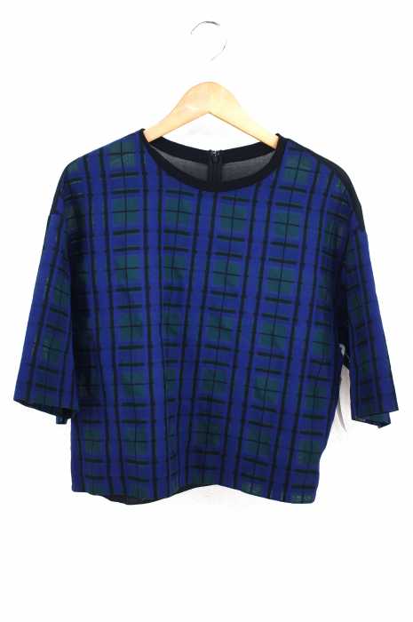 BEAUTY & YOUTH UNITED ARROWS  （ビューティーアンドユースユナイテッドアローズ） チェック柄バックジップブラウス レディース トップス