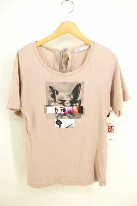 SEE BY CHLOE （シーバイクロエ） バックレースアップ クルーネックプリントTee レディース トップス