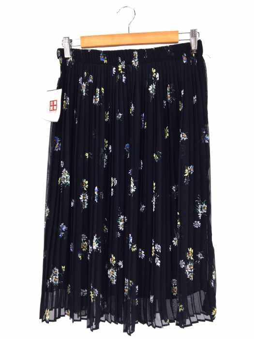 ZARA trafaluc（ザラトラファルック） ボタニカル柄プリーツスカート レディース スカート