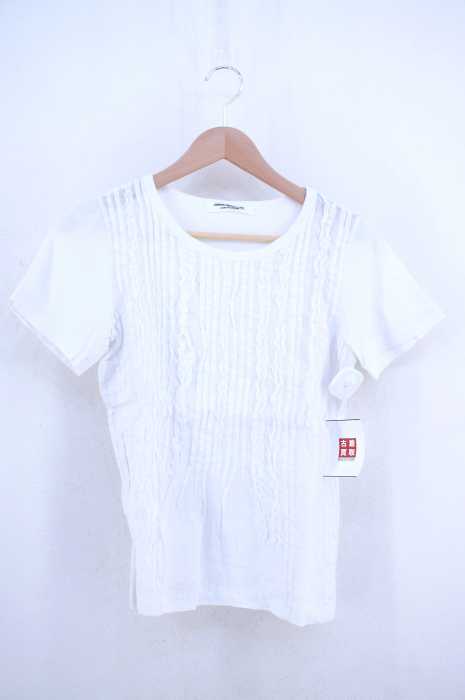 JUNYA WATANABE COMME des GARCONS （ジュンヤワタナベコムデギャルソン） フリル刺繍カットソー レディース トップス
