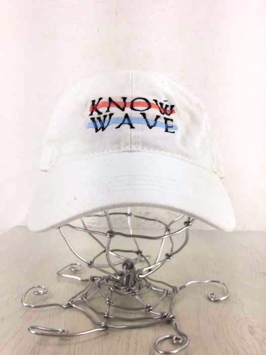KNOW WAVE(ノーウェーブ) WAVELENGTH ロゴ刺繍6パネルキャップ メンズ 帽子