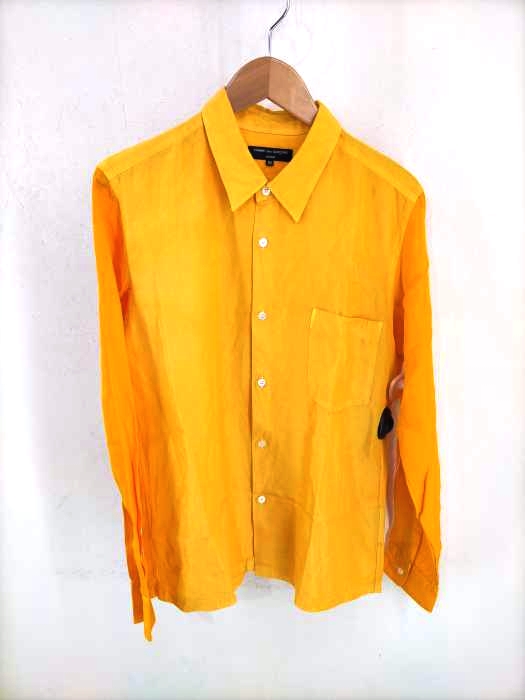 COMME des GARCONS HOMME(コムデギャルソンオム) AD2004 切替製品染シャツ メンズ トップス