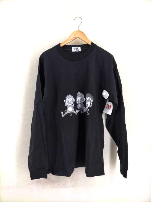 TIKA（フルギ） クルーネックロングスリーブカットソー メンズ トップス
