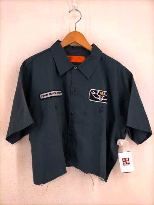 RED KAP（レッドキャップ） カットオフ加工ワークシャツ レディース トップス