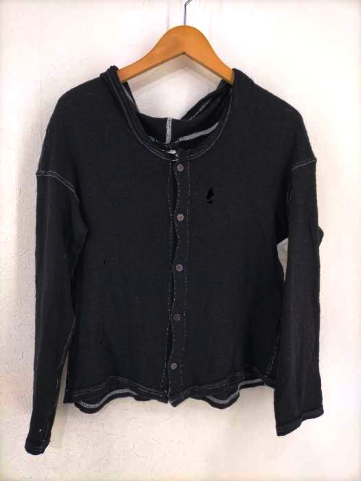 Ys（ワイズ） 09AW ステッチデザインウールカーディガン レディース トップス