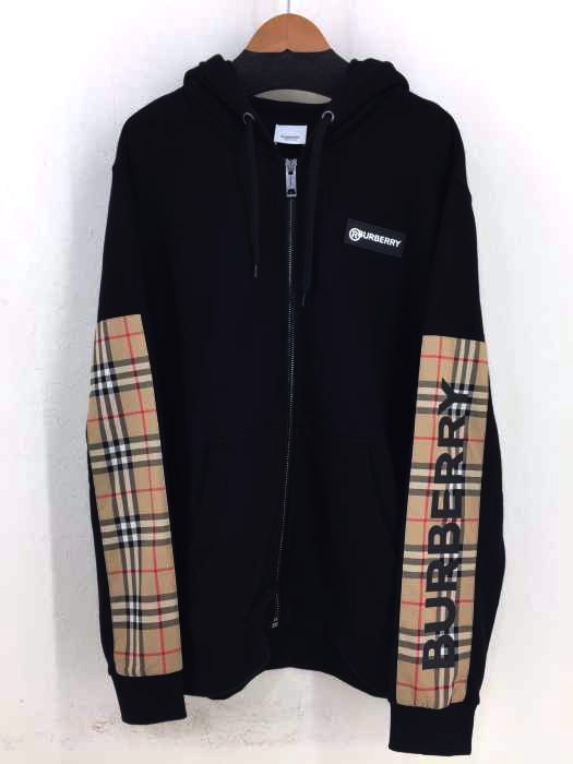 BURBERRY(バーバリー) 20AW 袖ノバチェックジップアップパーカー