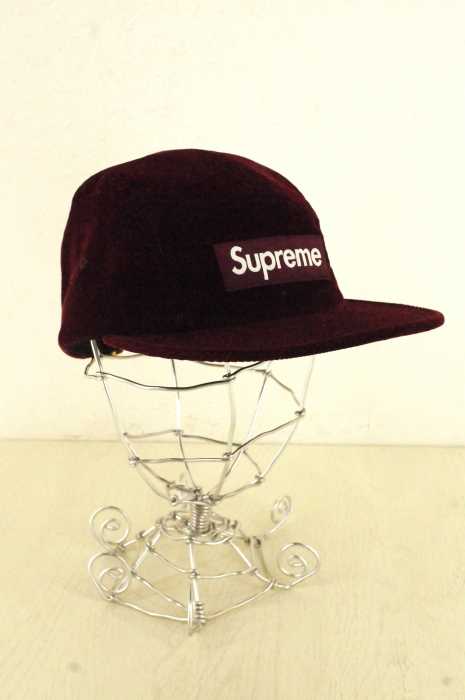 Supreme （シュプリーム） ロゴボックスコーデュロイアジャスタブルキャップ メンズ 帽子