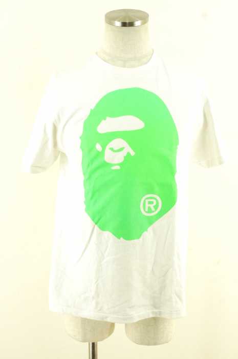 A BATHING APE (アベイシングエイプ) APE HEAD プリント 半袖Tシャツ メンズ トップス