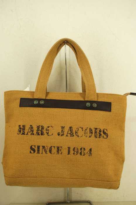 Marc by Marc Jacobs （マークバイマークジェイコブス） ロゴデザイン麻トート レディース バッグ
