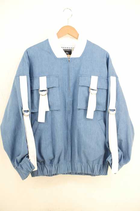 Pameo Pose （パメオポーズ） 18SS 伊勢丹別注 DENIM LINE BIG BLOUSON レディース アウター