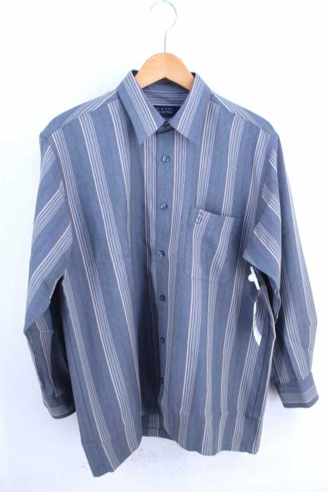 GIANNI VALENTINO(ジャンニヴァレンティノ) 90s マルチストライプ柄 ボタンシャツ メンズ トップス