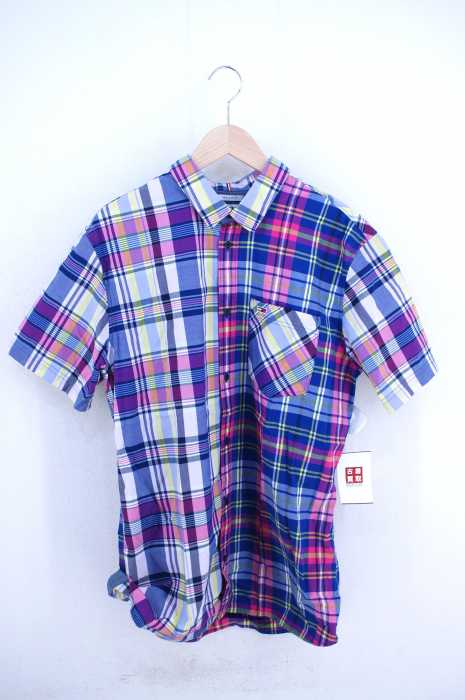 tommy jeans（トミージーンズ） ショートスリーブチェックシャツ メンズ トップス