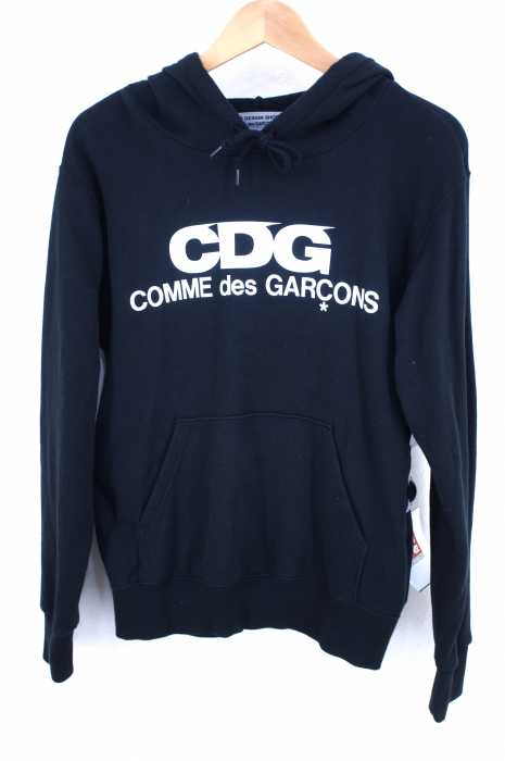 GOOD DESIGN SHOP COMME des GARCONS（グッドデザインショップコムデギャルソン） AD2017 LOGO HOODED SWEATSHIRT レディース トップス