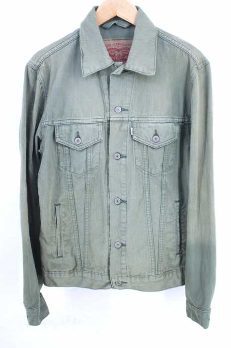 Levi's (リーバイス) オリーブ トラッカージャケット メンズ アウター