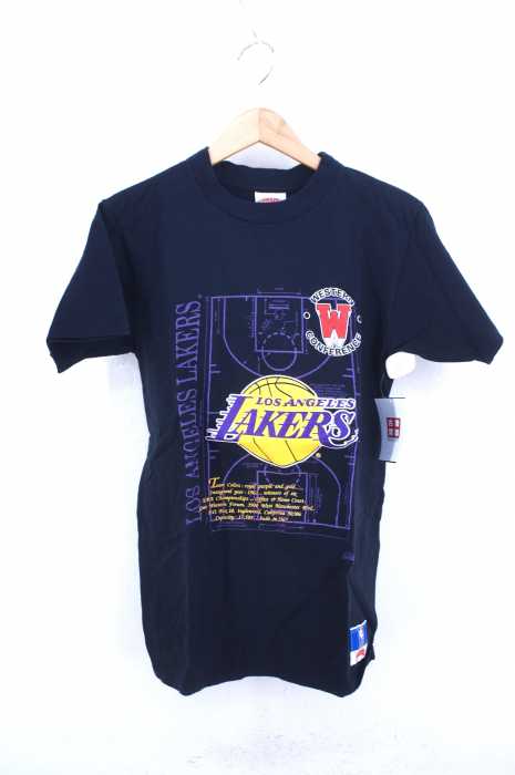 USED古着 (ユーズドフルギ) 90S USA製 LOS ANGELES LAKERS プリントTシャツ メンズ トップス