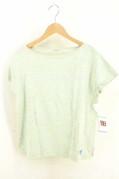 Orcival オーチバル ボーダー柄ボートネックtシャツ レディース トップス ブランド古着買取販売バズストア