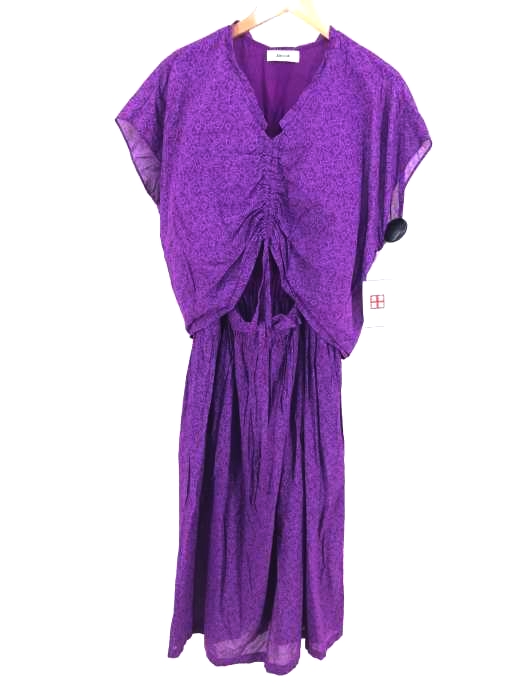 ZUCCa（ズッカ） 20SS ラッカーフラワープリント レディース ワンピース