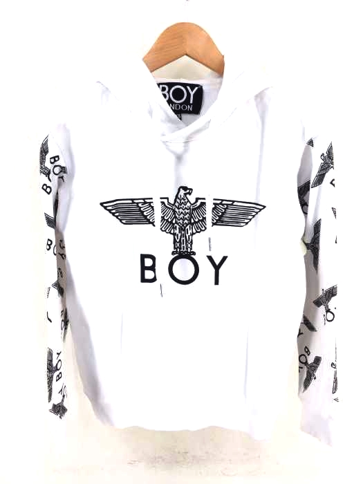 BOY LONDON（ボーイロンドン） 袖プリントプルオーバーパーカー レディース トップス