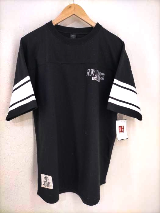 AVIREX（アヴィレックス） COOLMAX LOOSE FIT FOOTBALL TEE メンズ トップス