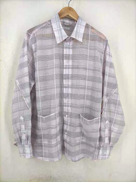 LUSOR（ルソール） 21SS シースルーチェックシャツ メンズ トップス