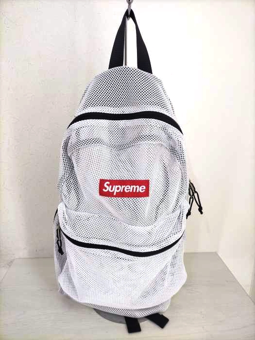 Supreme（シュプリーム） 16SS ロゴ刺繍 メッシュバックパック メンズ バッグ