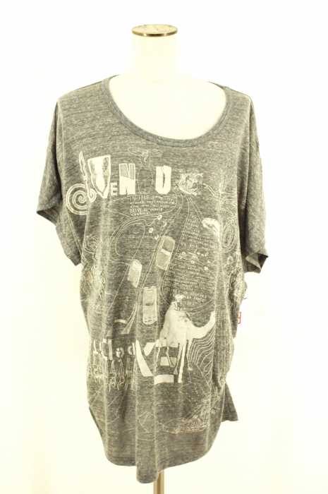 gomme （ゴム） プリントTシャツ レディース トップス