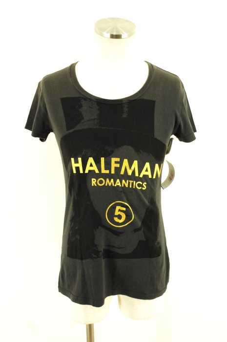 HALFMAN （ハーフマン） ロゴプリントTシャツ レディース トップス