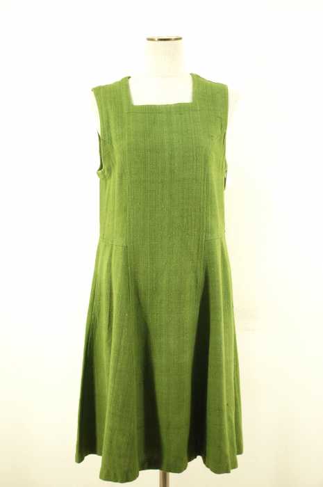 tricot COMME des GARCONS(トリココムデギャルソン) AD1992 シンチバック付ノースリーブロングワンピース レディース トップス