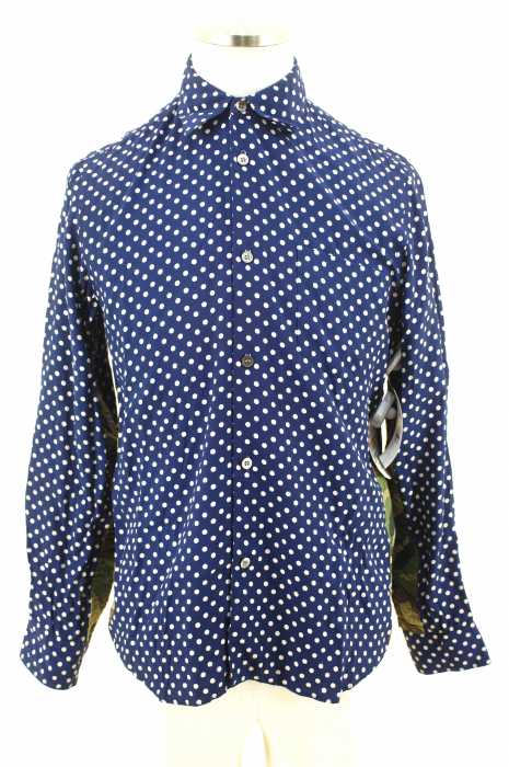 JUNYA WATANABE COMME des GARCONS MAN (ジュンヤワタナベコムデギャルソンマン) AD2006 カモ柄切替ドットレーヨンシャツ メンズ トップス