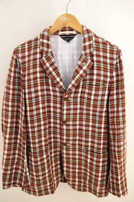 COMME des GARCONS HOMME PLUS（コムデギャルソンオムプリュス） AD2000 チェック柄3Bジャケット メンズ アウター